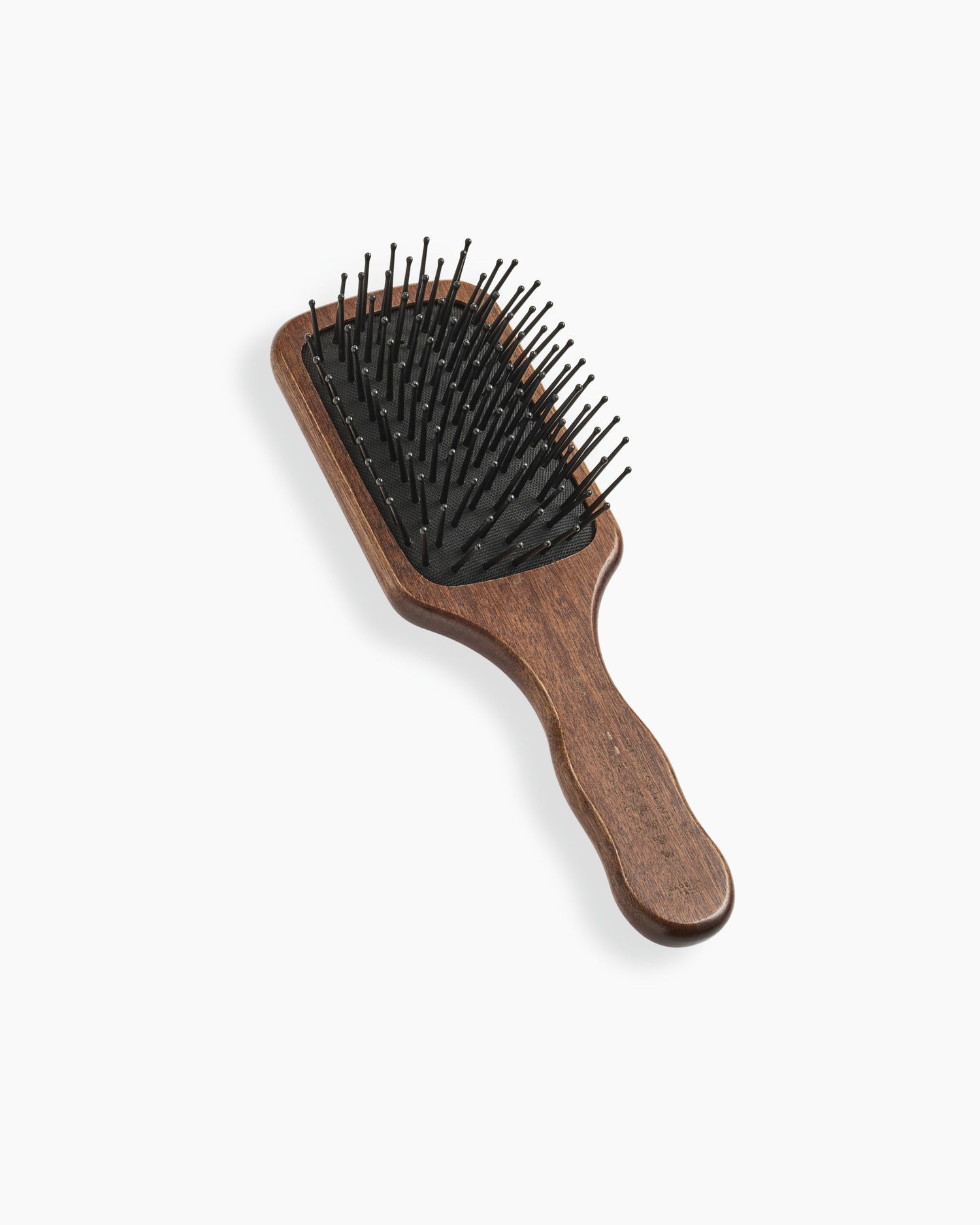 MINI PADDLE BRUSH - KOTIBE' WOOD - POM PINS