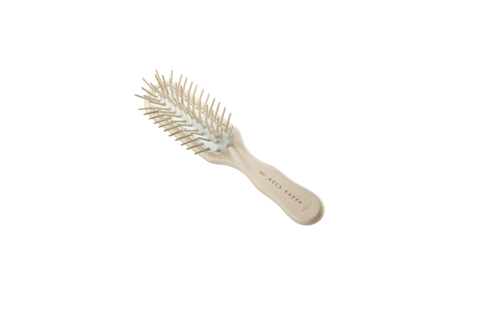 RECTANGULAR BRUSH - BEECH WOOD - WOODEN PINS