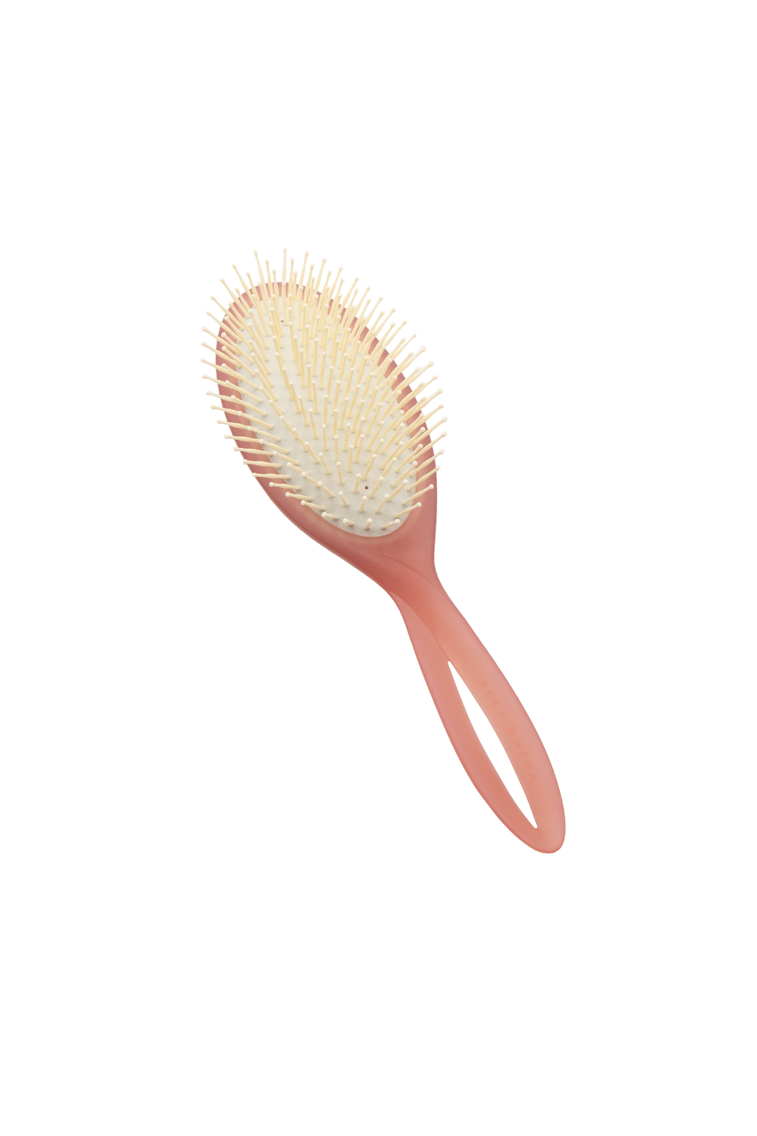 INFINITO BRUSH - LONG WOODEN PINS - MATT FINISHED PLASTIC HANDLE - CLOUD PINK