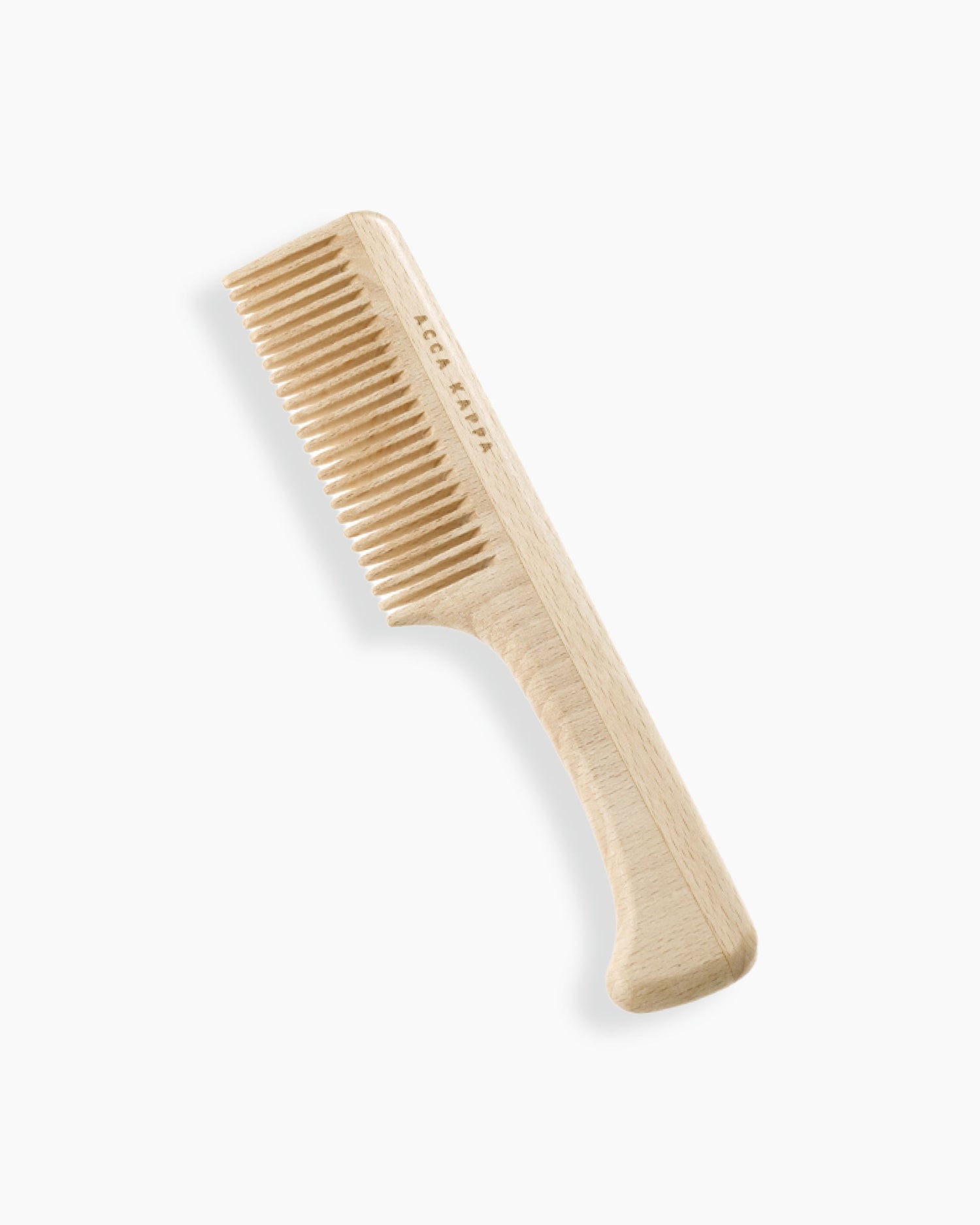 BEECH WOOD COMB WITH HANDLE
